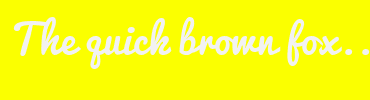 Image with Font Color F2F2F2 and Background Color FBFF00